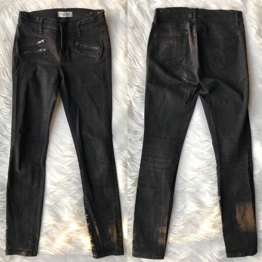 Madewell Skinny Skinny Jeans with Zippers - Picture 4 of 8